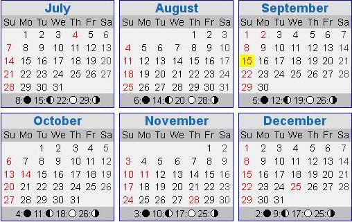across the years calendar week 9